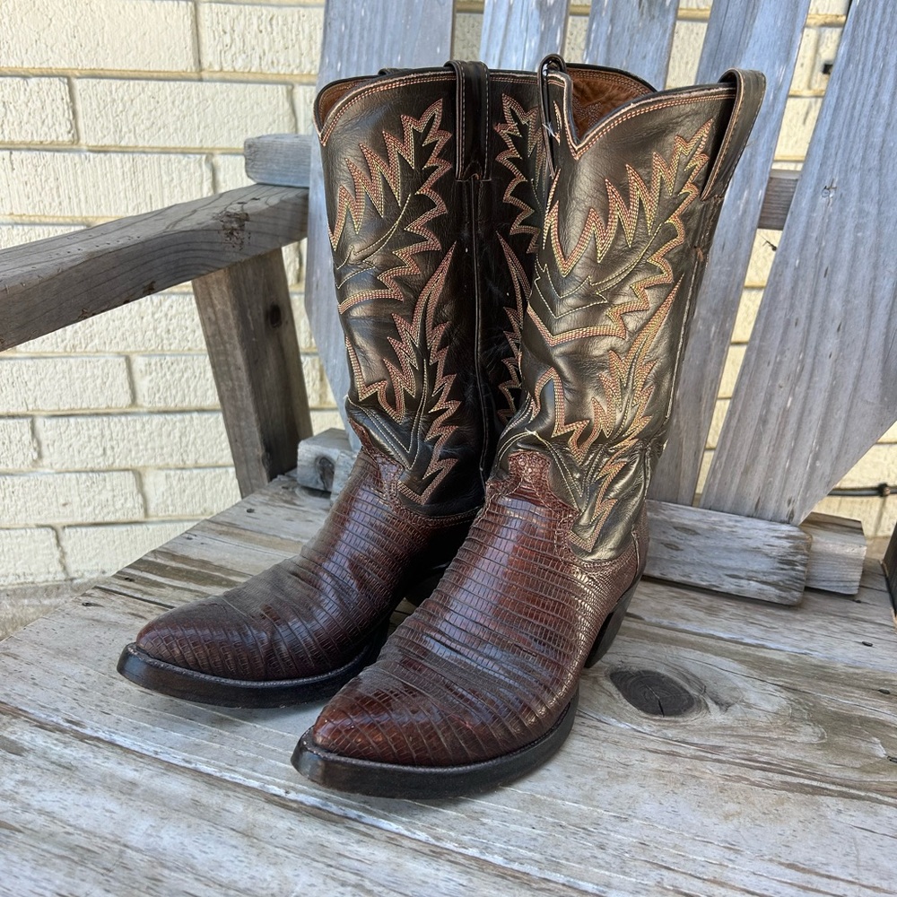 Lizard Justin boots